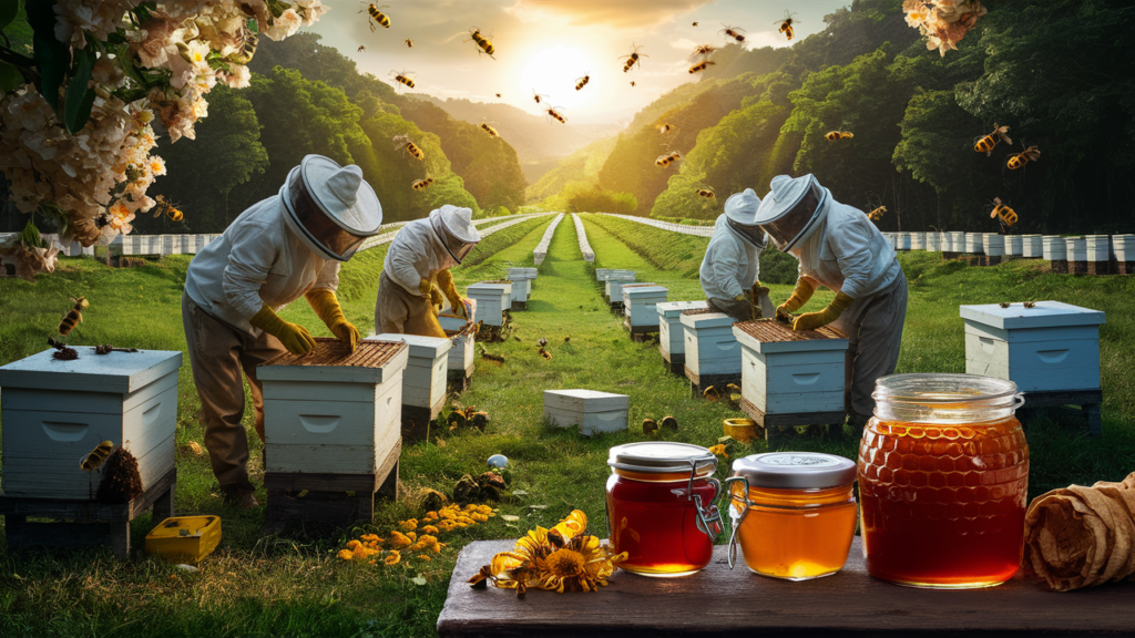 Honey Production and Harvesting 